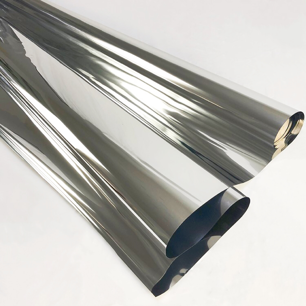 1 mil 2 mil Silver Reflective Aluminum Metalized Polyester Film